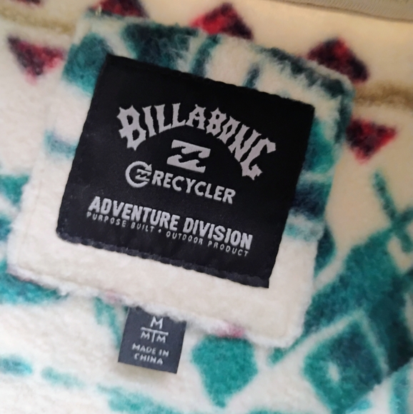 BILLABONG NEW A DIV Boundary Mock Neck Fleece Jacket - Picture 12 of 16